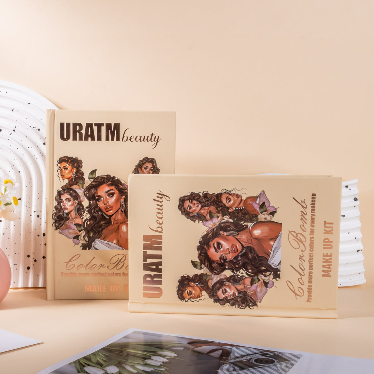 URATM 43-Color All-in-One Book-Style Makeup Kit