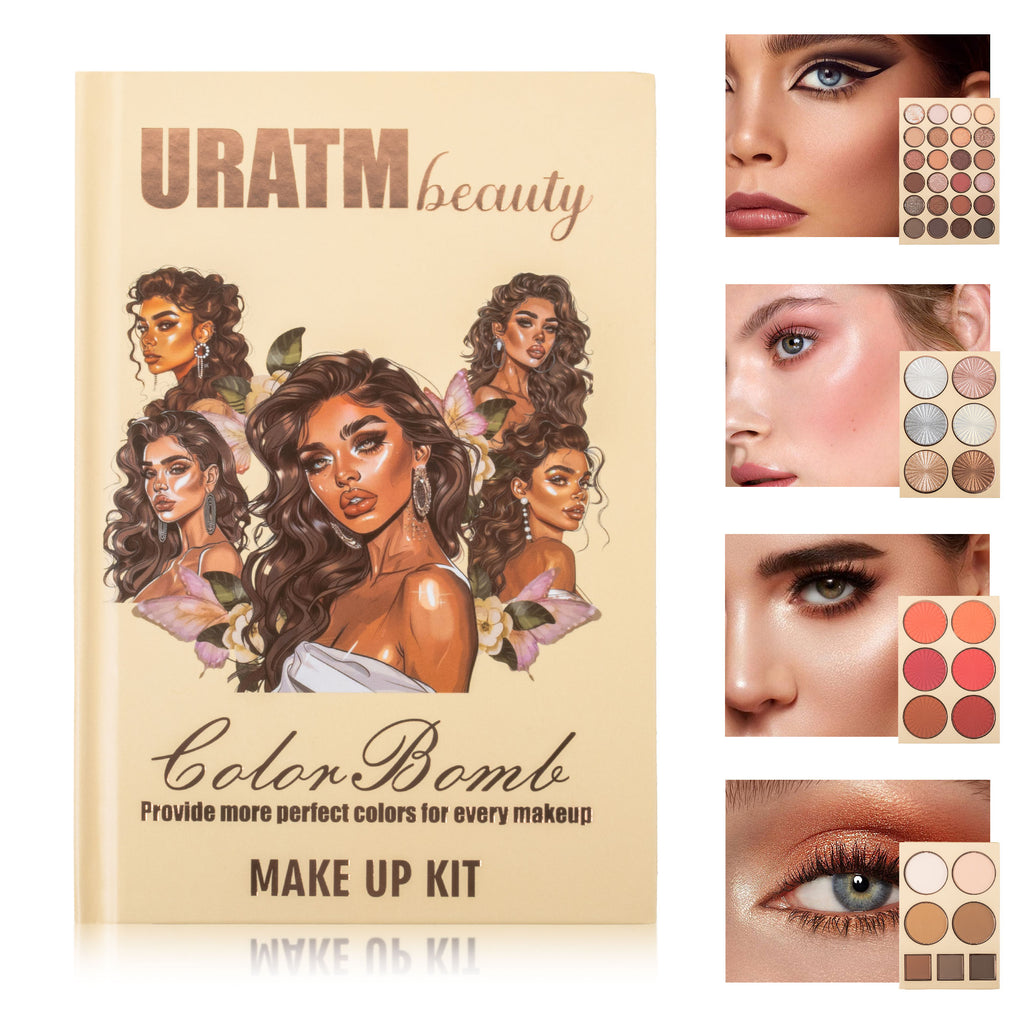 URATM 43-Color All-in-One Book-Style Makeup Kit