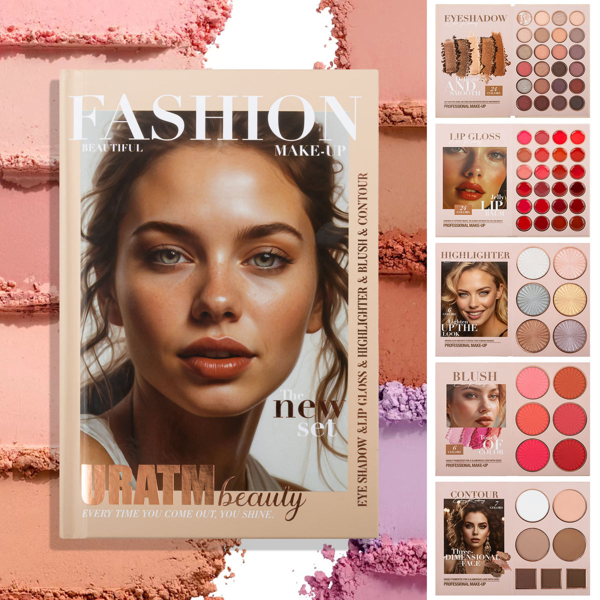 URATM 67-Color 5-Layer All-in-One Makeup Palette