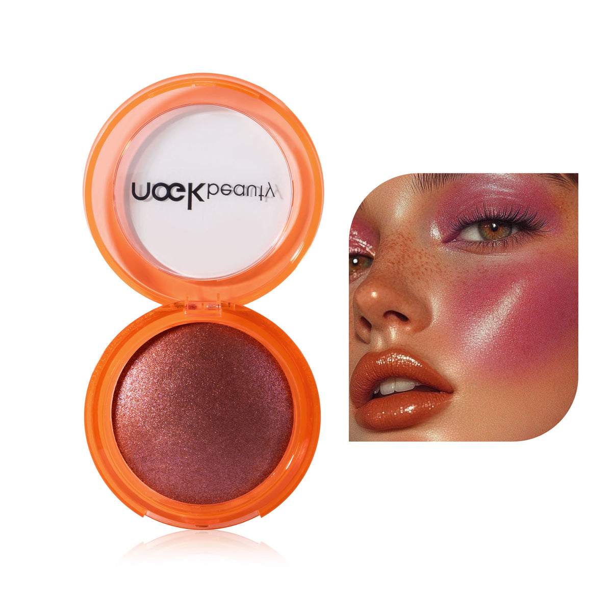 URATM Shimmer Single Eyeshadow & Highlighter (#06 Rose Copper)