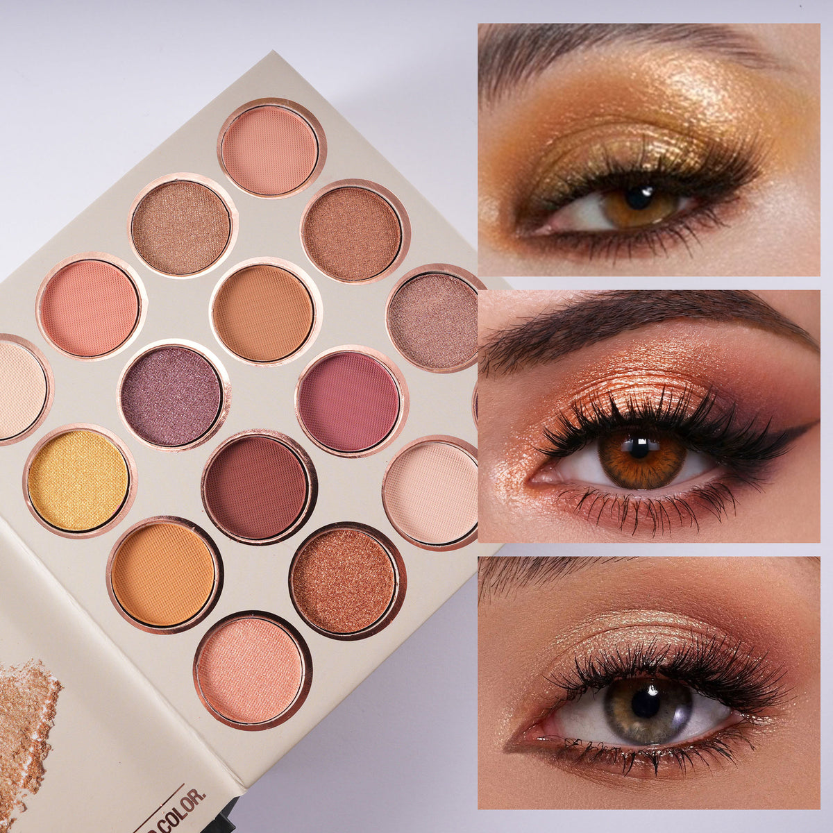 SHCOETY 22-Color Book-Style Eye & Lip Makeup Palette