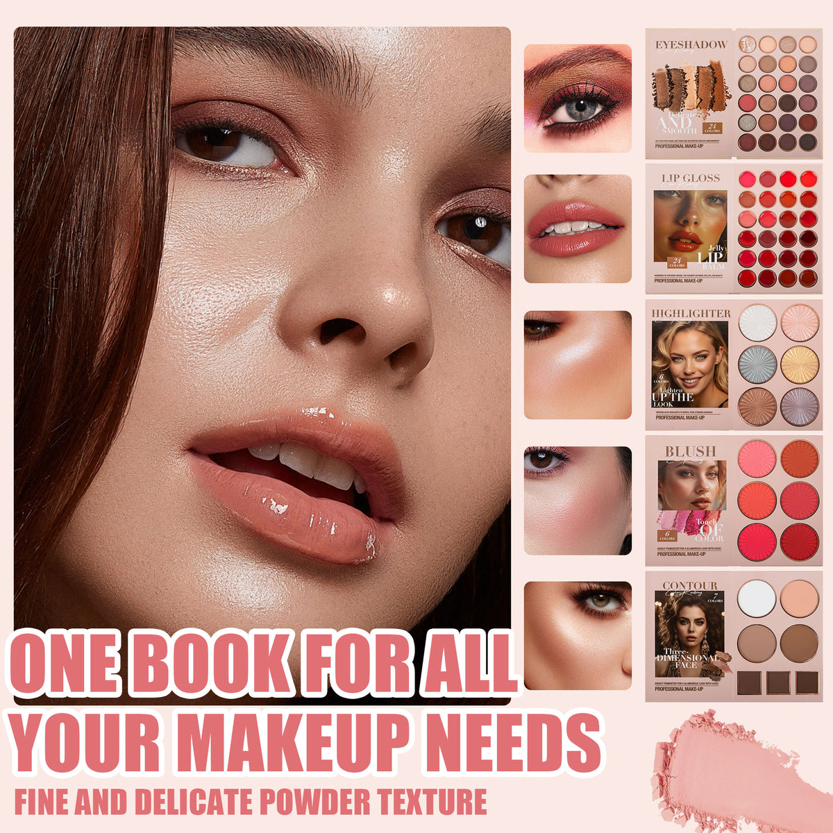 URATM 67-Color 5-Layer All-in-One Makeup book Palette