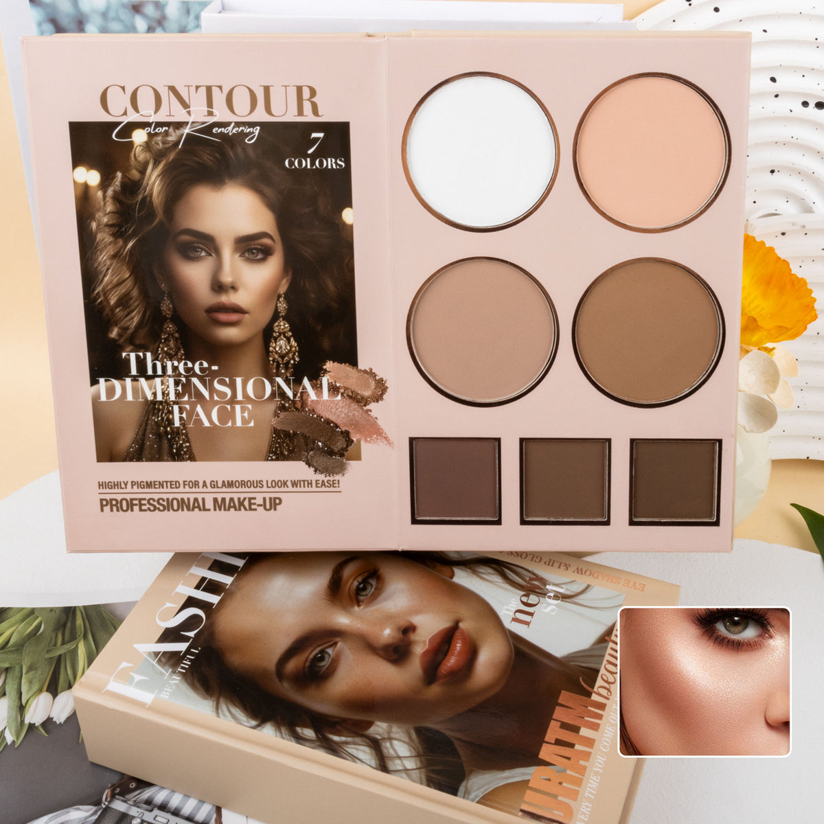 URATM 67-Color 5-Layer All-in-One Makeup book Palette