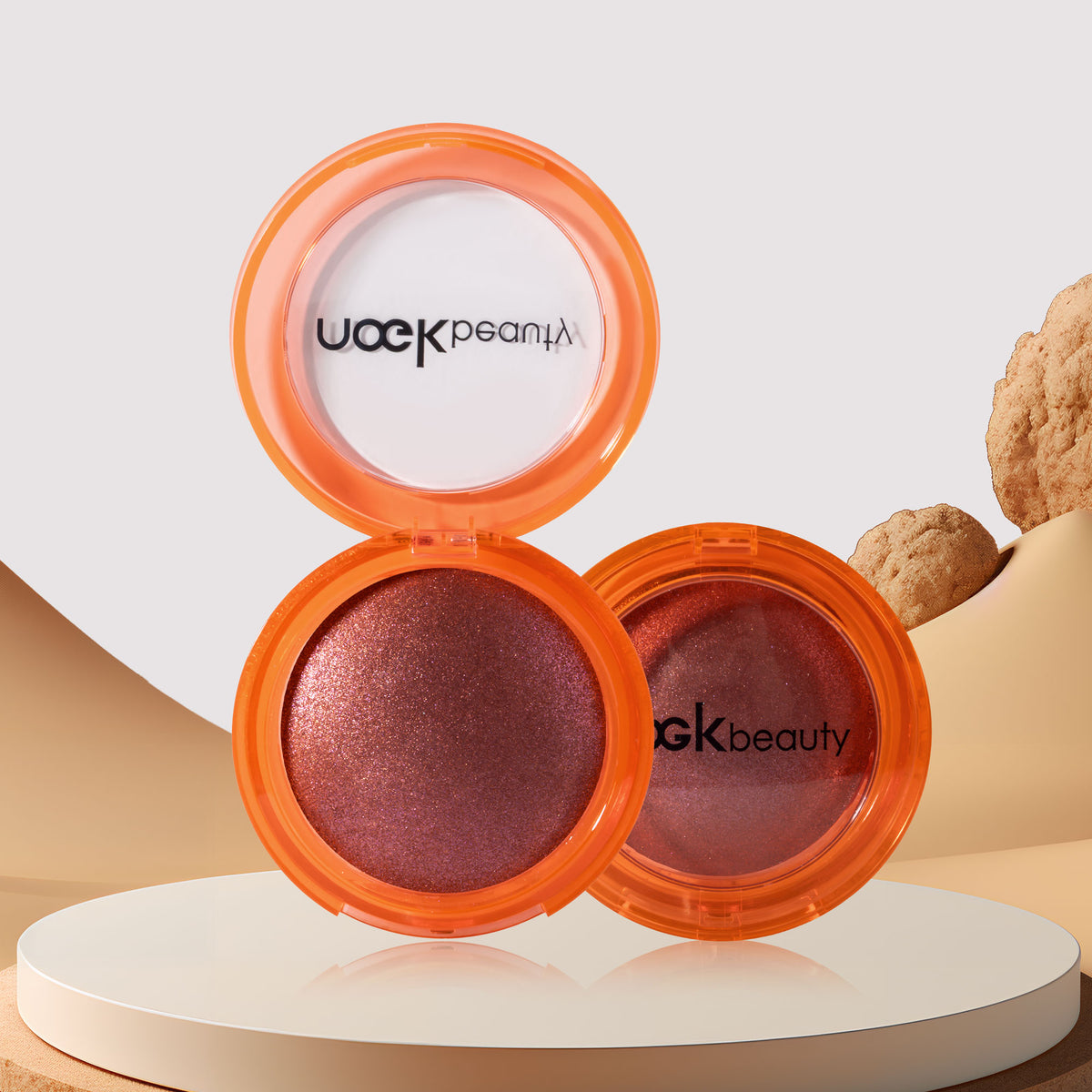 URATM Shimmer Single Eyeshadow & Highlighter (#06 Rose Copper)