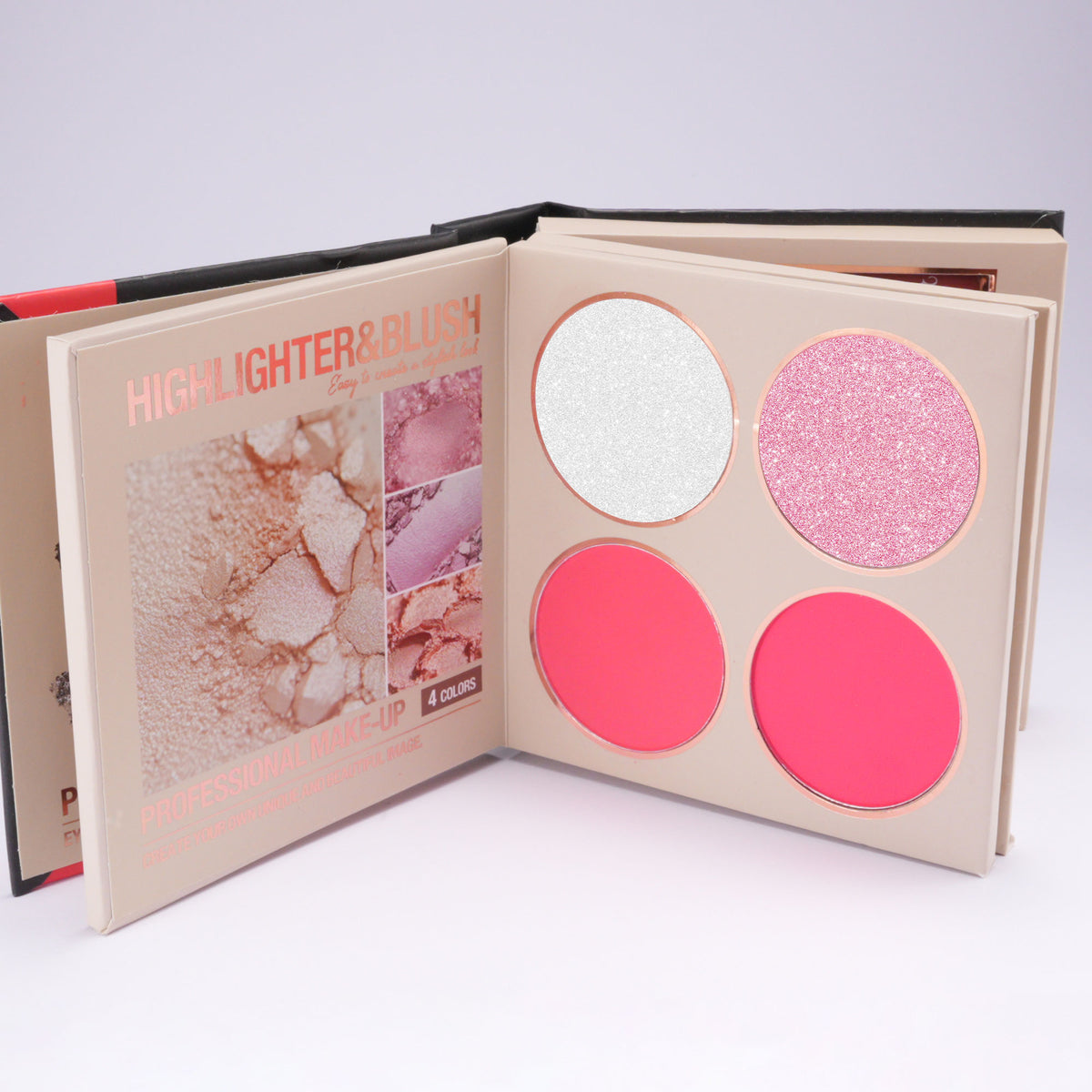 SHCOETY 22-Color Book-Style Eye & Lip Makeup Palette