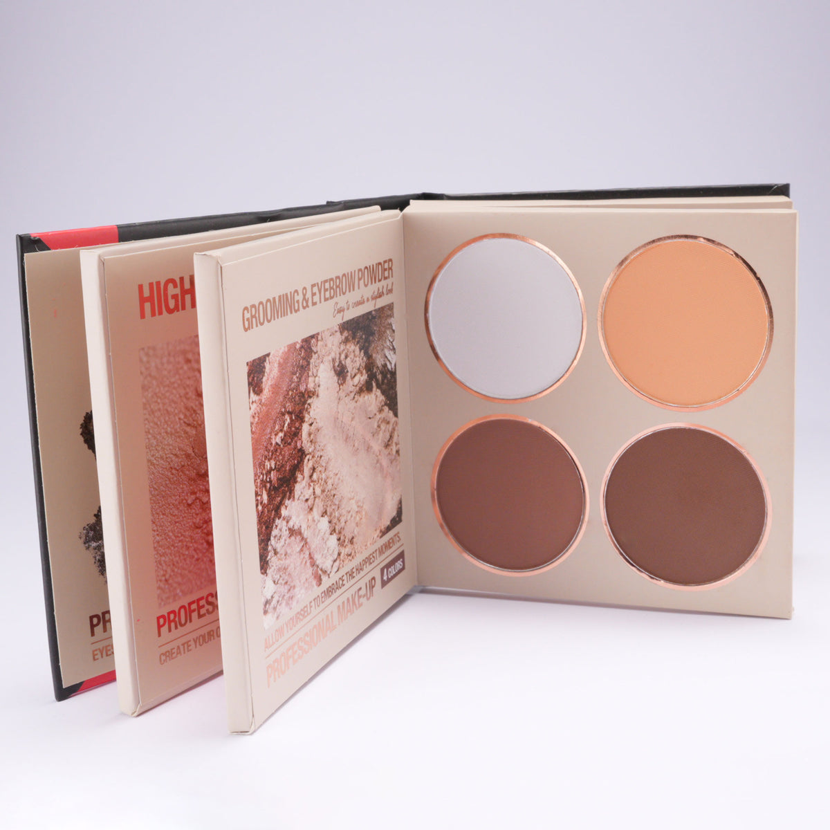 SHCOETY 22-Color Book-Style Eye & Lip Makeup Palette