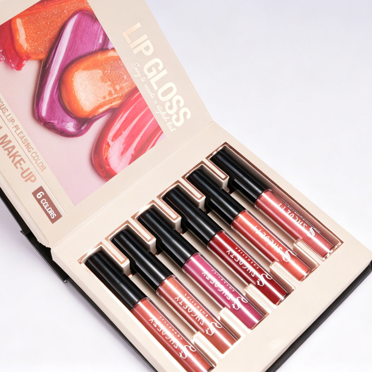 SHCOETY 22-Color Book-Style Eye & Lip Makeup Palette