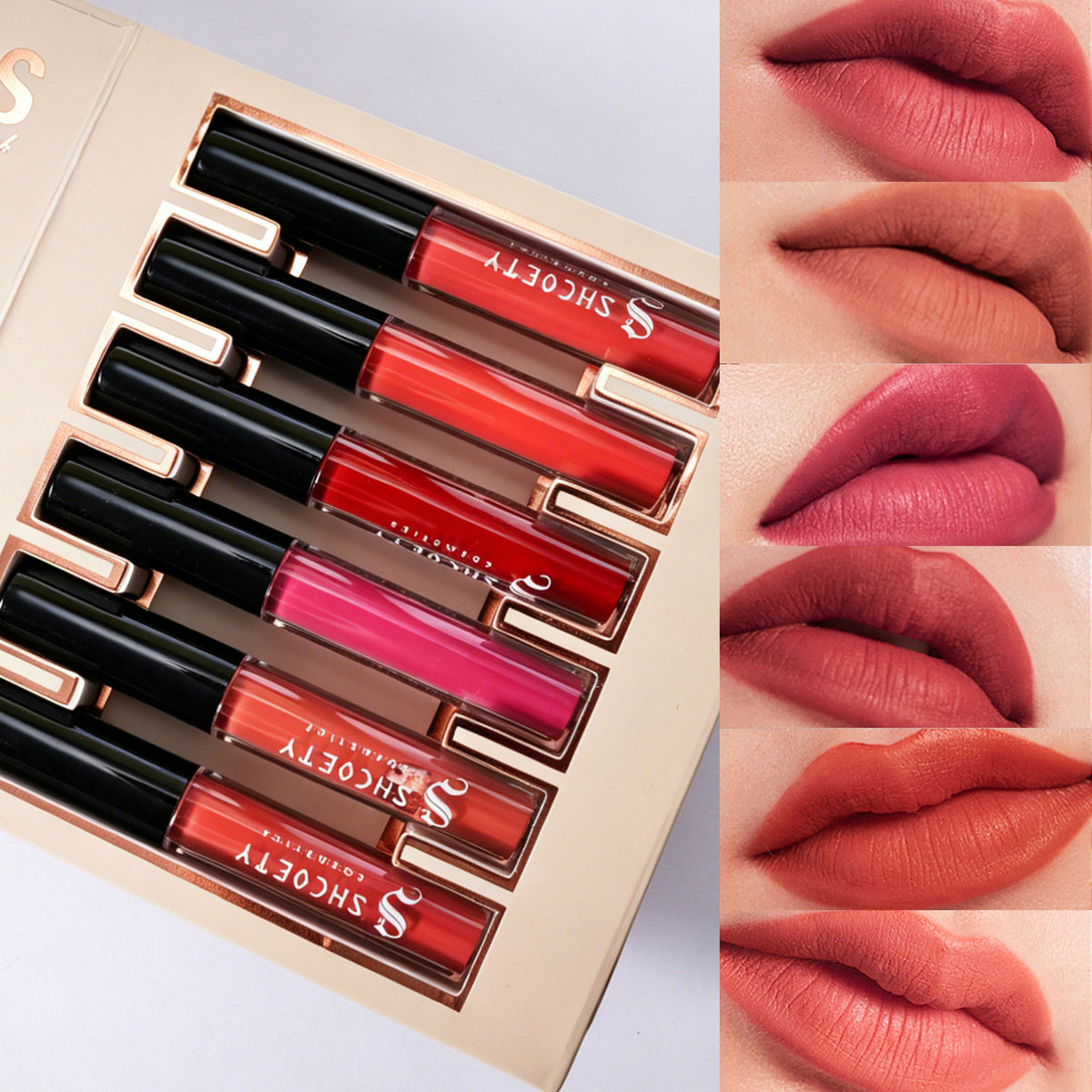 SHCOETY 22-Color Book-Style Eye & Lip Makeup Palette