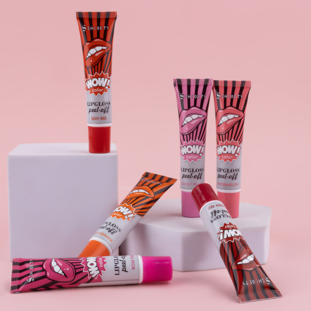 SHCOETY 6-Color Peel-Off Lip Stain Tint Set