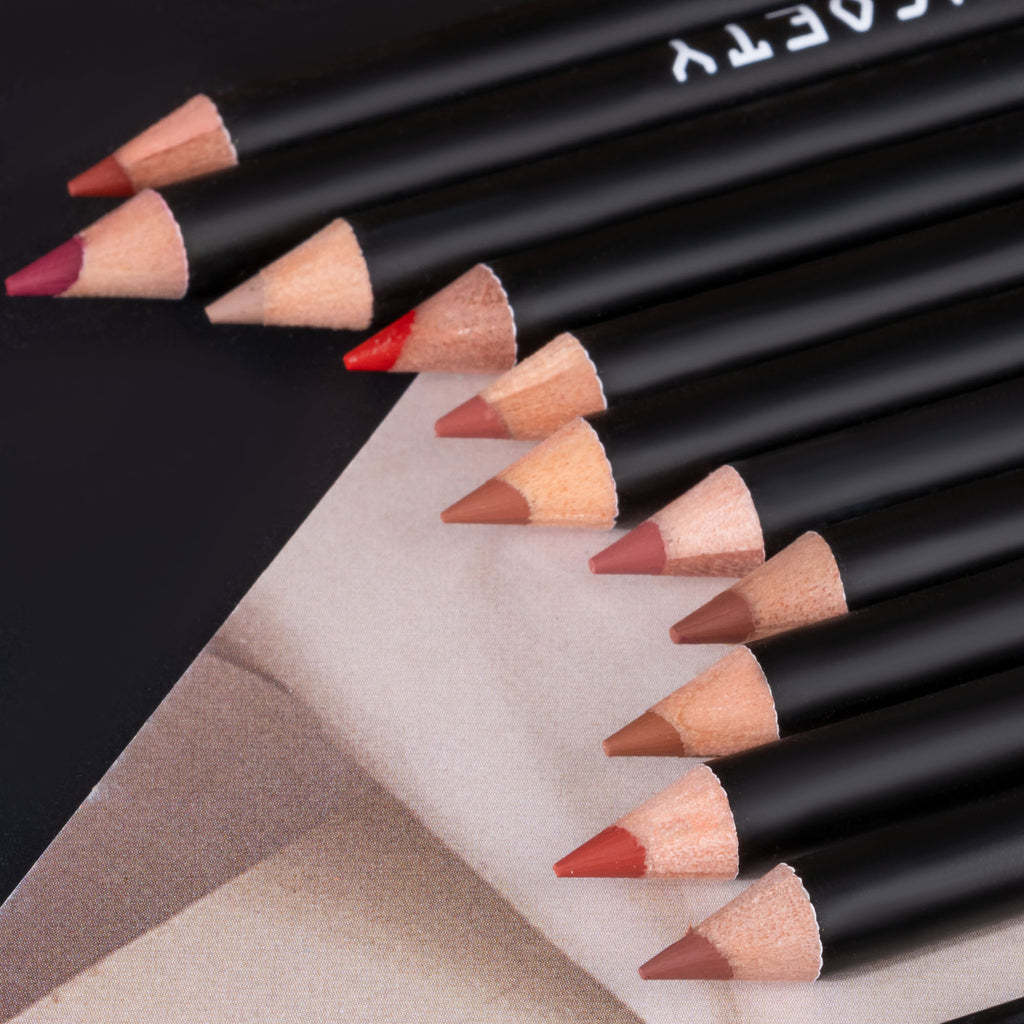 SHCOETY 12-Piece Matte Lip Liner Pencil Set (Shades 301–312)