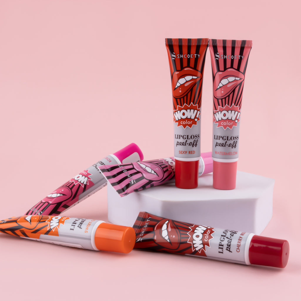 SHCOETY 6-Color Peel-Off Lip Stain Tint Set