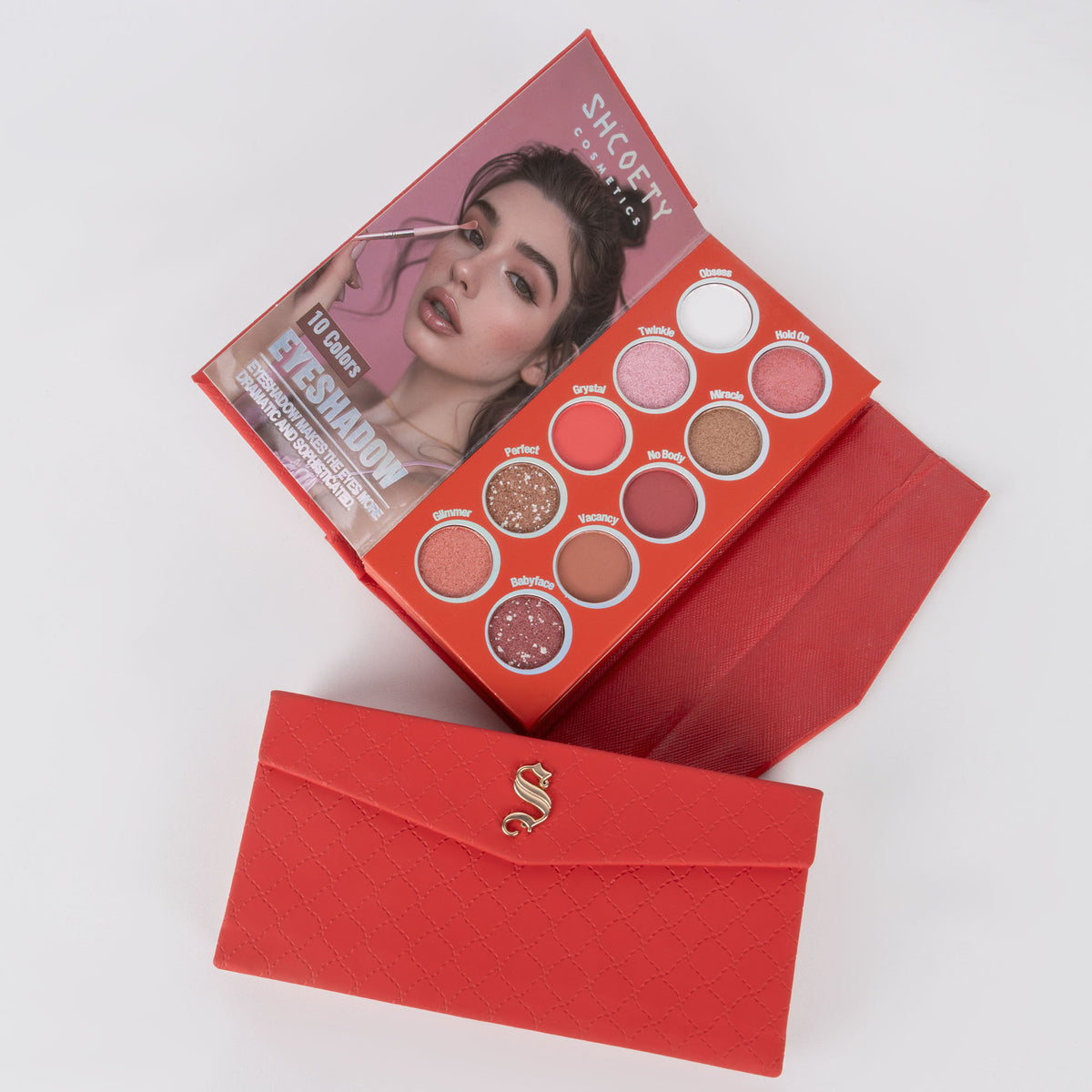 SHCOETY 28-Pan Clutch All-in-One Travel Makeup Palette