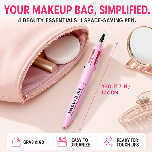 SHCOETY 4-in-1 Click & Twist Touch-Up Makeup Pen