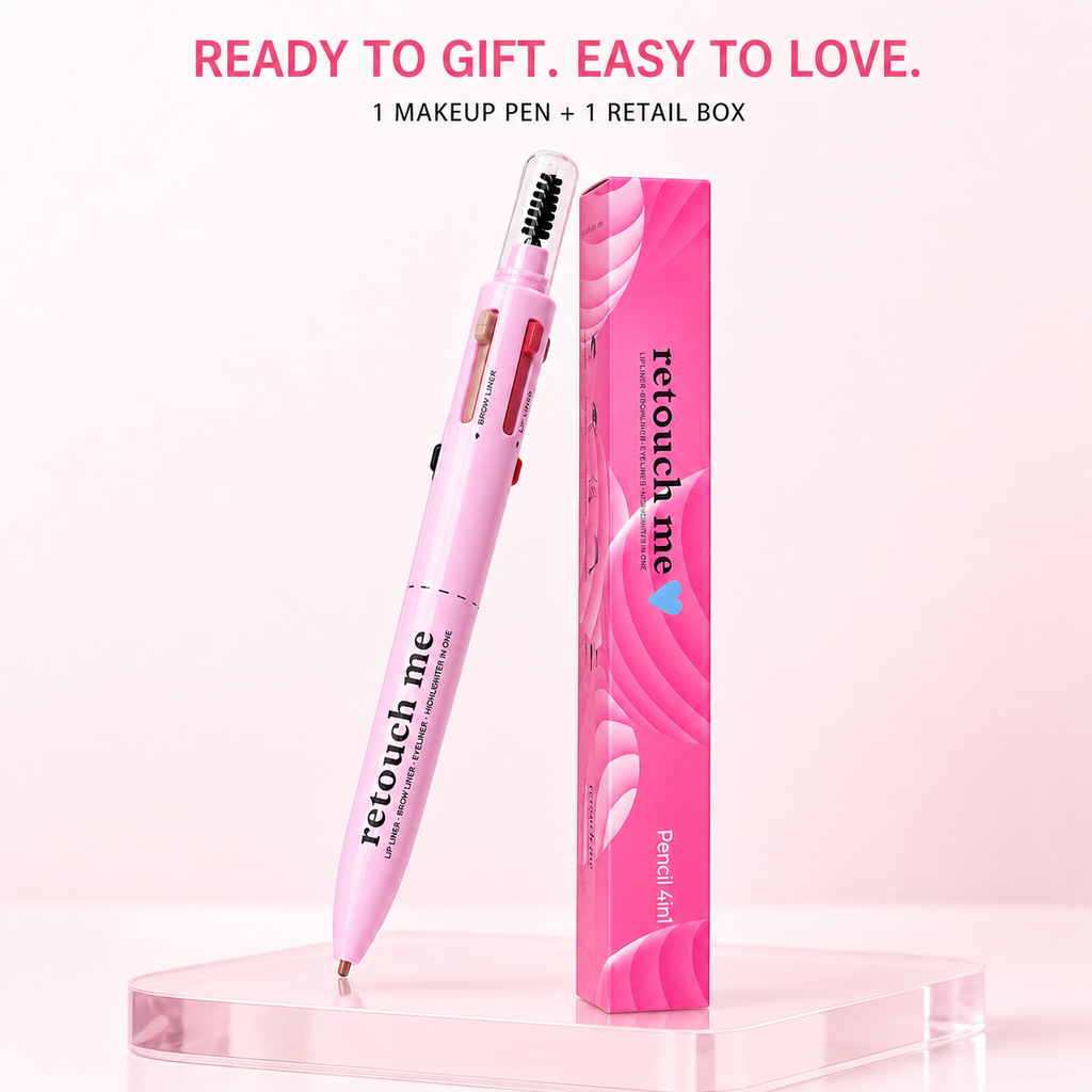 SHCOETY 4-in-1 Click & Twist Touch-Up Makeup Pen