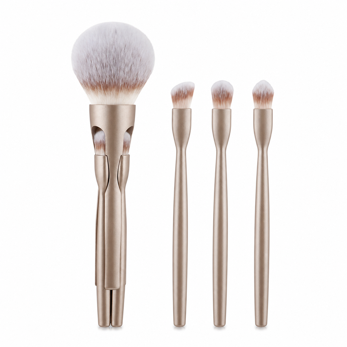 SHCOETY 4-Piece Magnetic Travel Makeup Brush Set